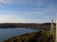 View from Ard Ghunel looking back at Camuscross